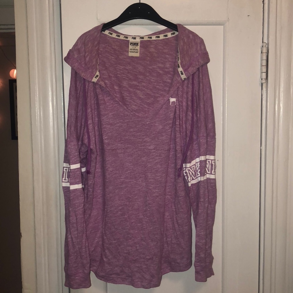 Pink hoodie